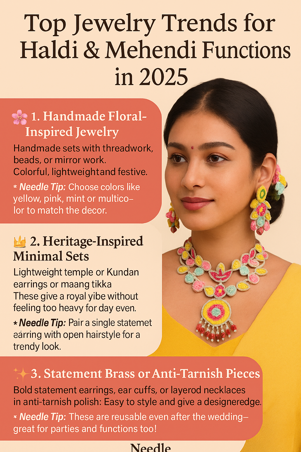 Top Jewelry Trends for Haldi & Mehendi Functions in 2025