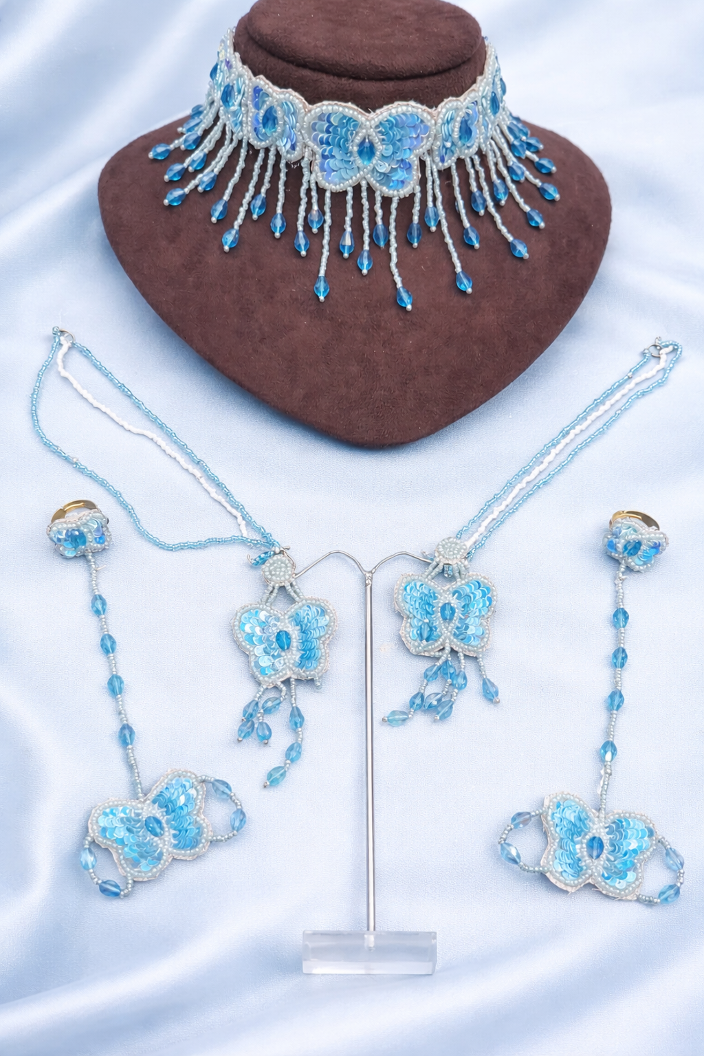 Aqua Butterfly Jewellery