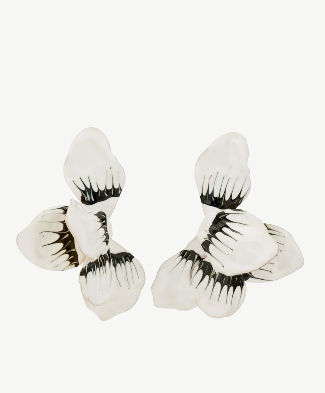 Ivory Bloom Petal Earrings