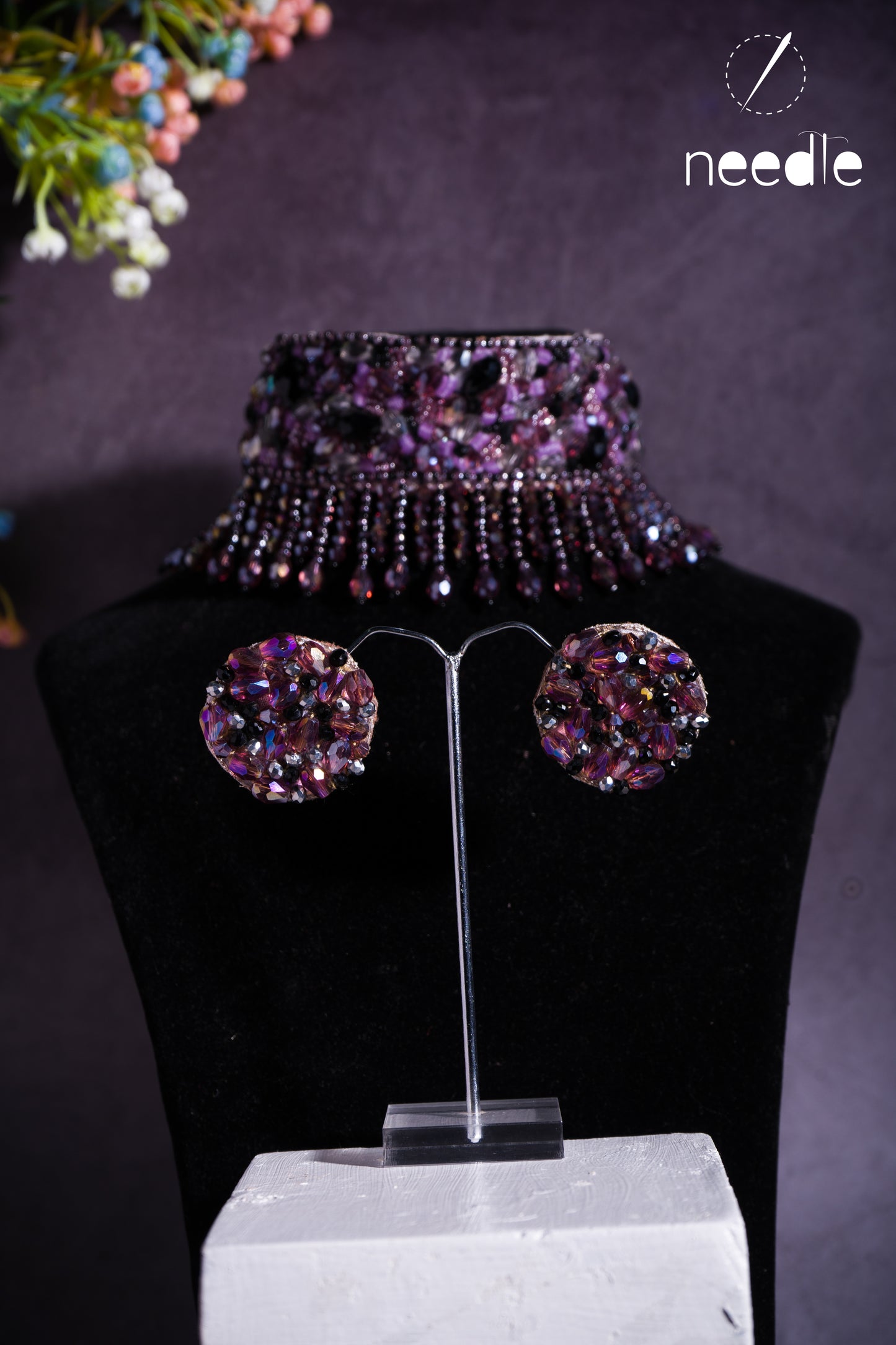 Purple Crystal Set