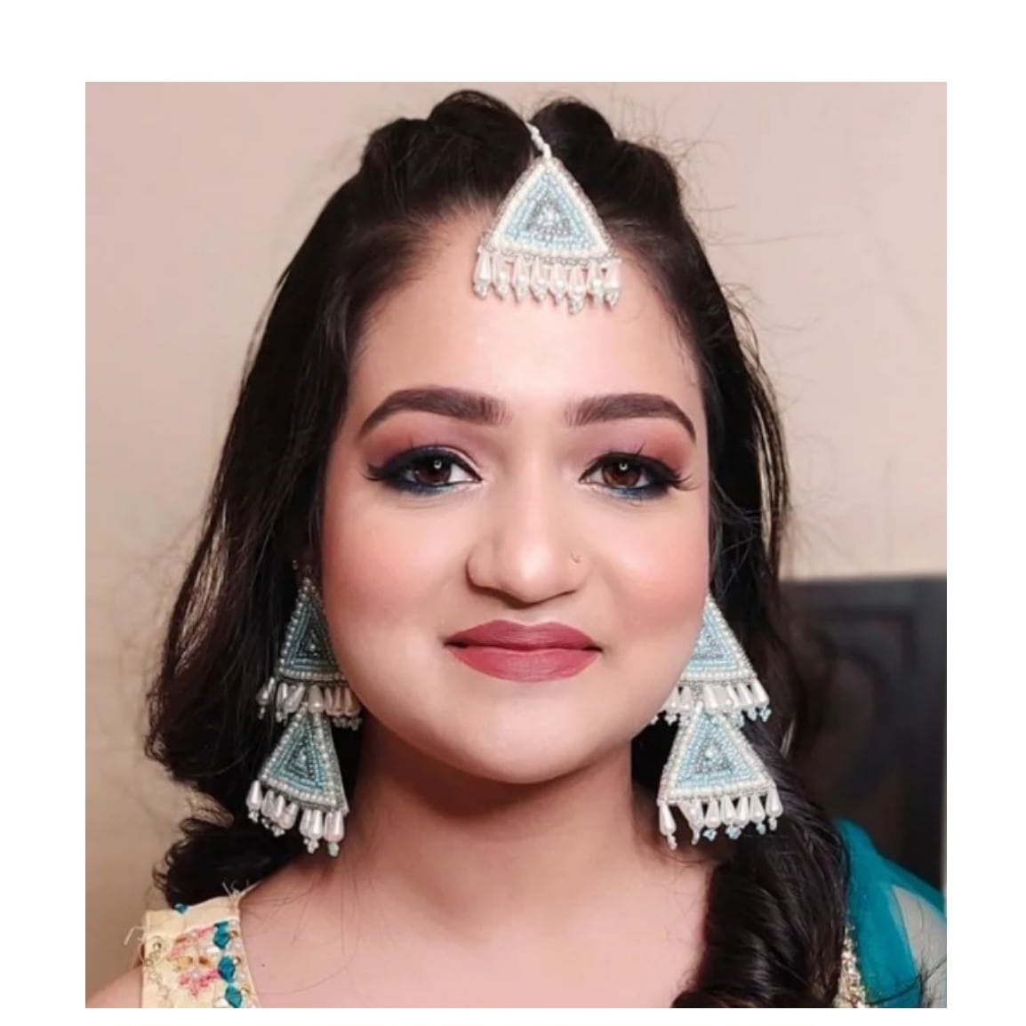 Brigit Earring tikka set