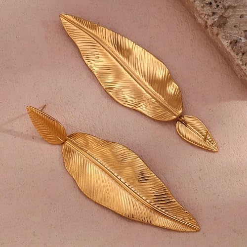 Golden Leaf Earrings
