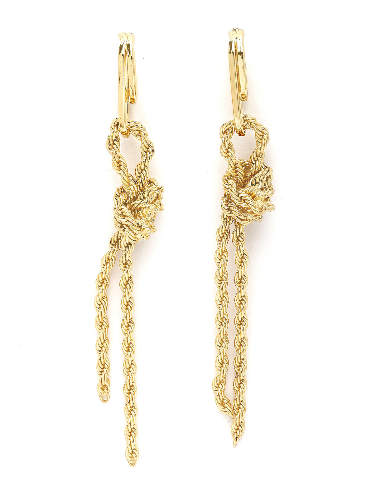 Golden Knot Earrings