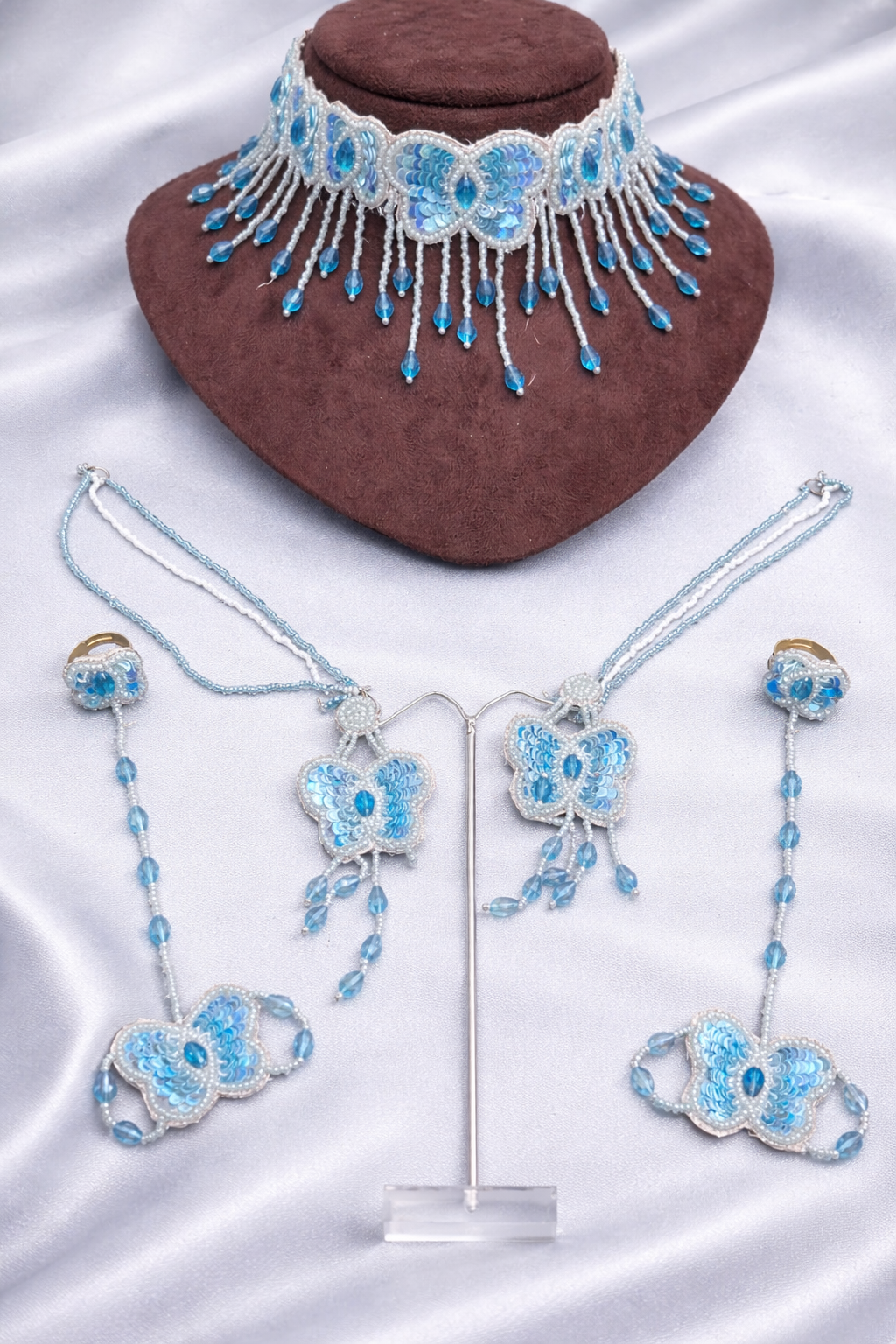 Aqua Butterfly Jewellery