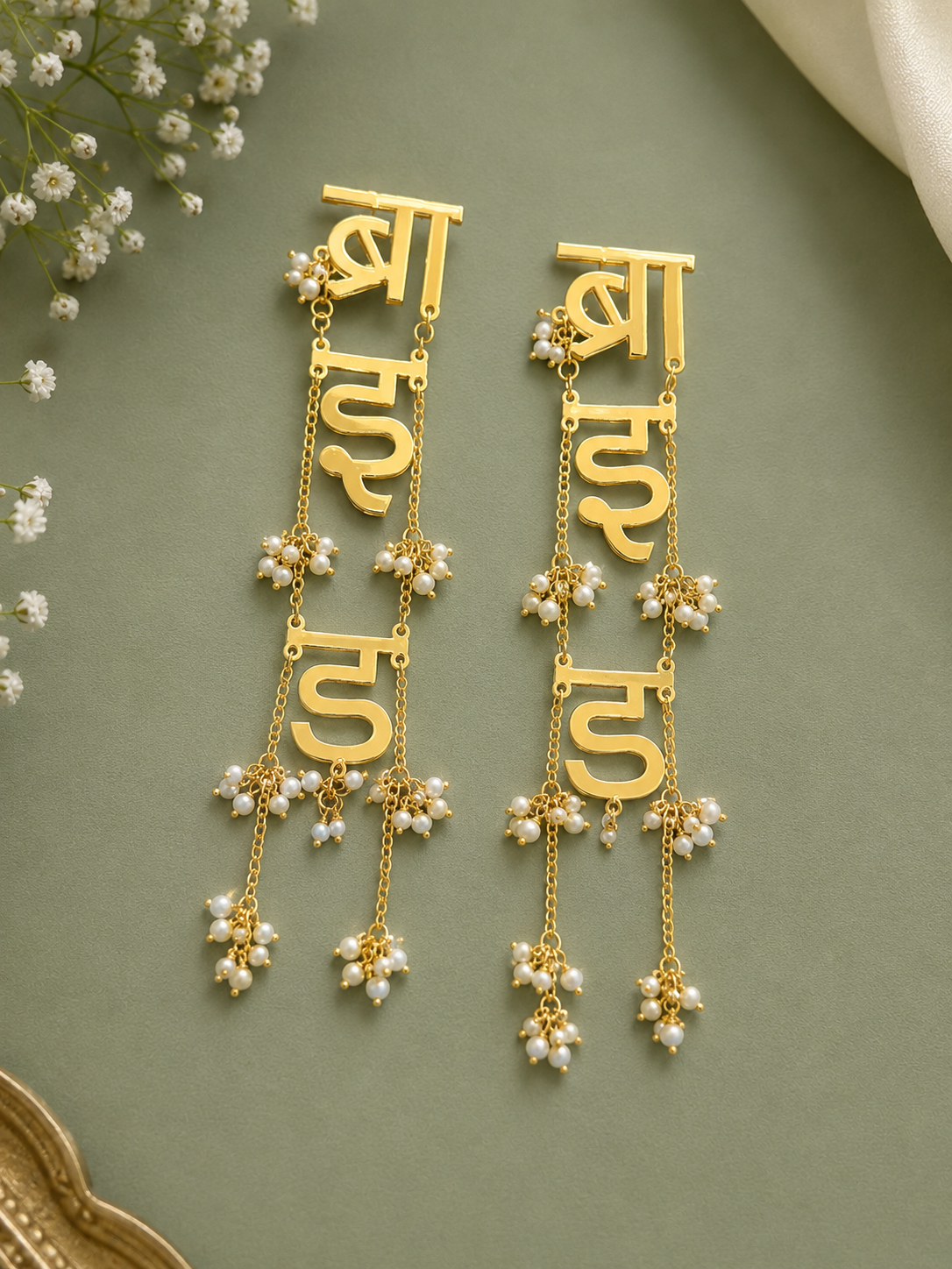 Bride Long Earrings