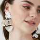 Ivory Bloom Petal Earrings
