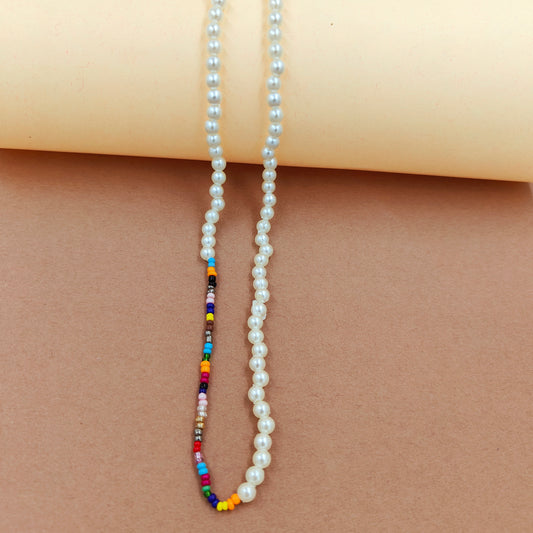 Multicolours Pearl necklace