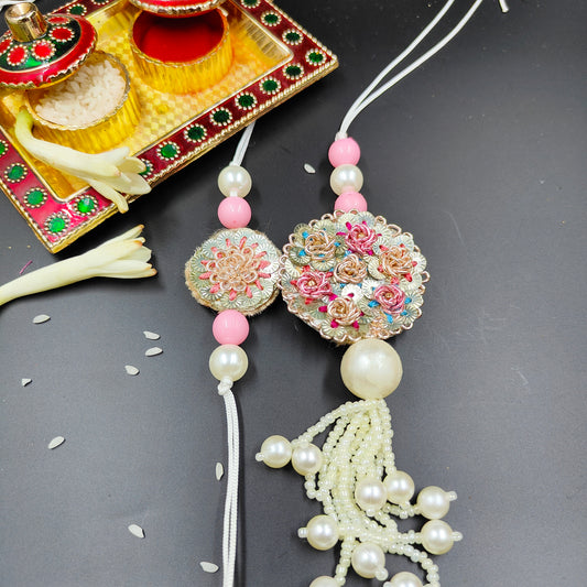 Pastel Rakhi Lumba Set