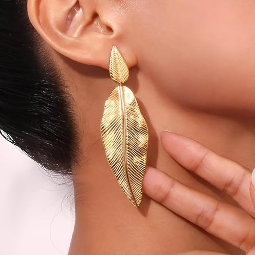 Golden Leaf Earrings