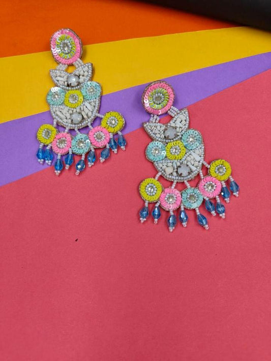Pastel multi earring
