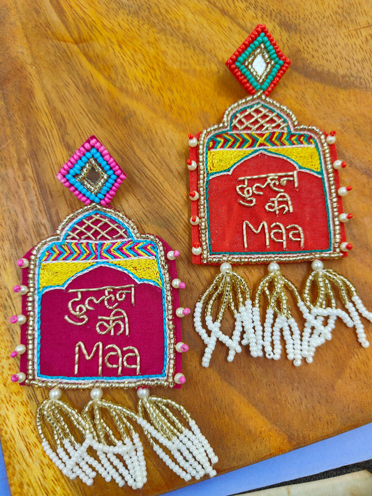 Maayera – Regal Earrings for Dulhan Ki Maa