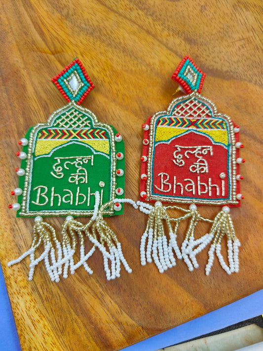 Bhabhi Noor – Stylish Earrings for Dulhan Ki Bhabhi
